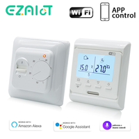 WIFI Underfloor Heating Thermostat LCD Screen 220V Electric, Water, Gas Boiler Warm Floor Programmable Temperature Controller