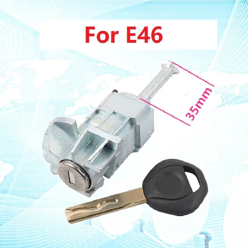Central car lock For BMW E46 left door lock cylinder Car Modification Replacement