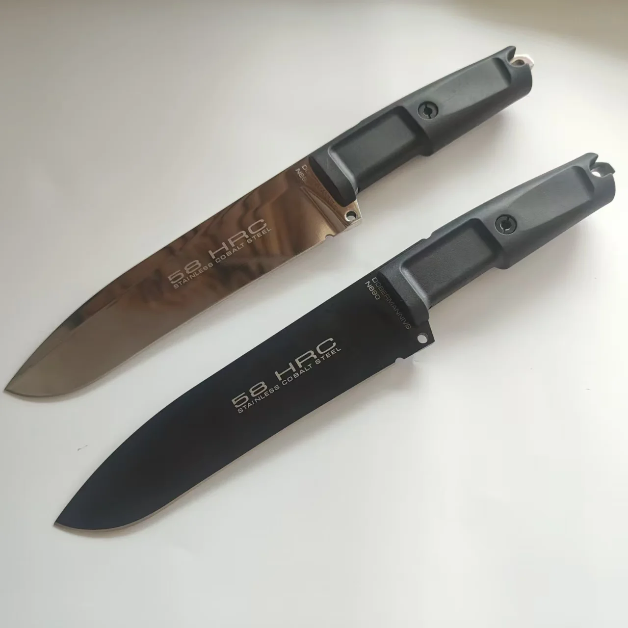 EX DOBERMANN IV，High-Hardness  Surface Outdoor Camping Tool Jungle Survival Fixed Blade Portable Equipment with Protective Cover
