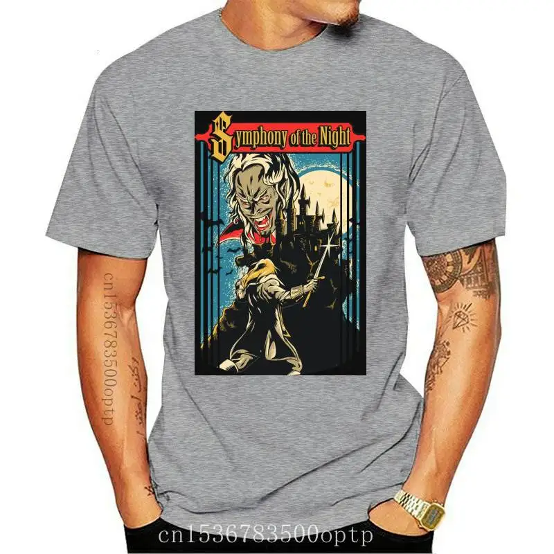 New Castlevania Gaming - Symphony Of The Night Men Black Tees Shirt Clothing