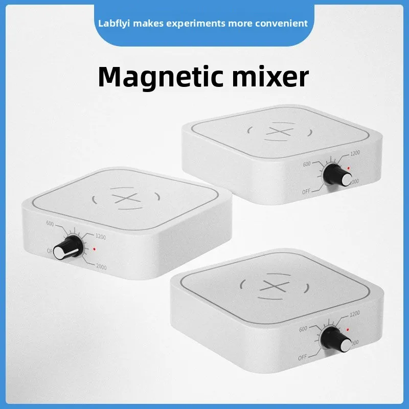 Magnetic Stirrer, Low Speed Adjustable Stirring Instrument, Small Electromagnetic Stirrer, Laboratory Stirring Table Without Cup
