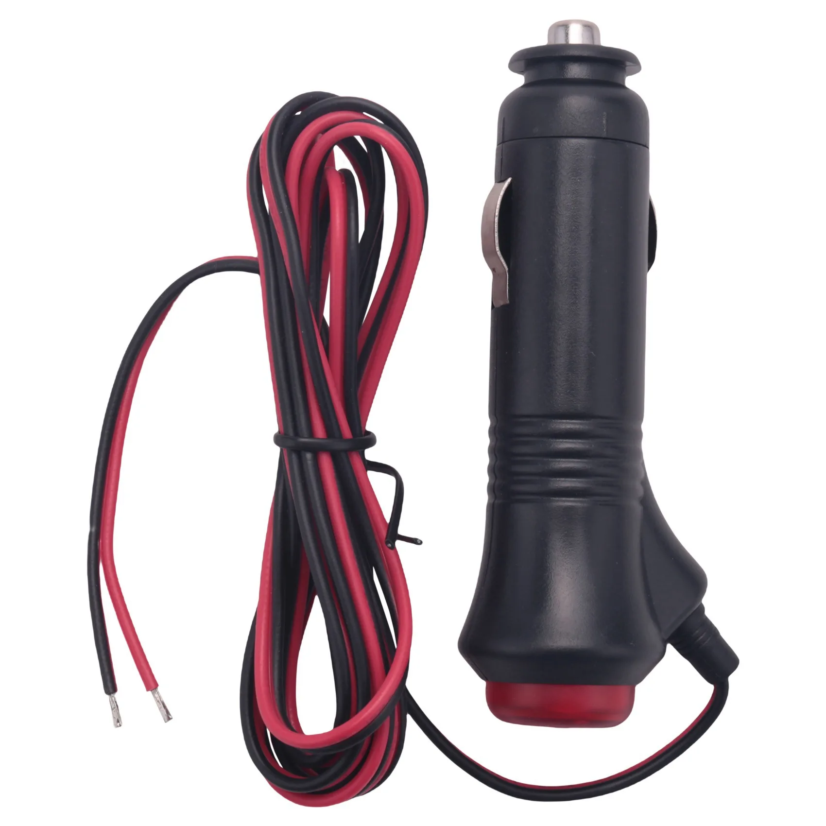 A77K 12V 24V Male Car Cigarette Lighter Power Socket Plug Connector On Off Switch