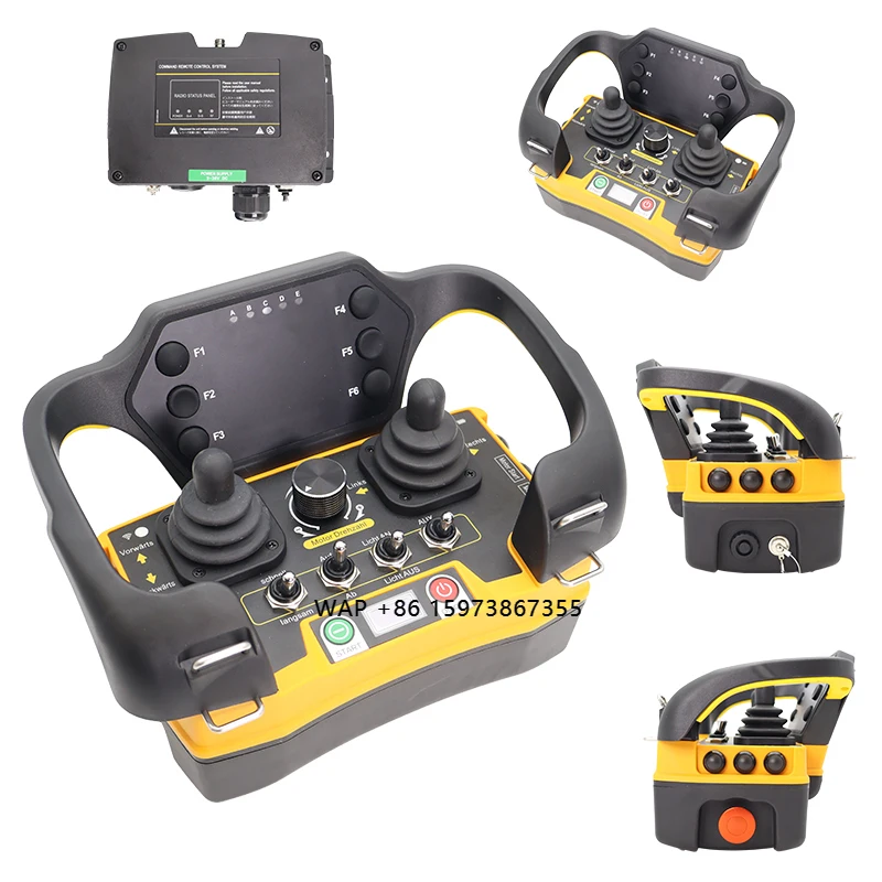 

IP65 Waterproof Dedicated Wireless Remote Control for Lawn Mowers Joystick Wireless Control Remote Control With Lithium Battery