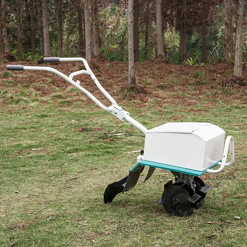 Electric scarifier micro tiller machine translation small plowing machine household plowing