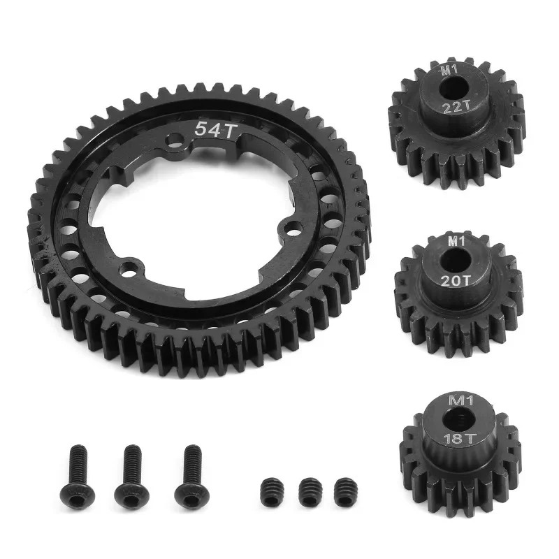 46T 50T 52T 54T Spur Gear M1 18 20 22T Pinion เกียร์ 6447 6449 สําหรับ TRXS 1/5 X-Maxx 1/10 E-Revo 2.0 VXL MAXX อัพเกรด