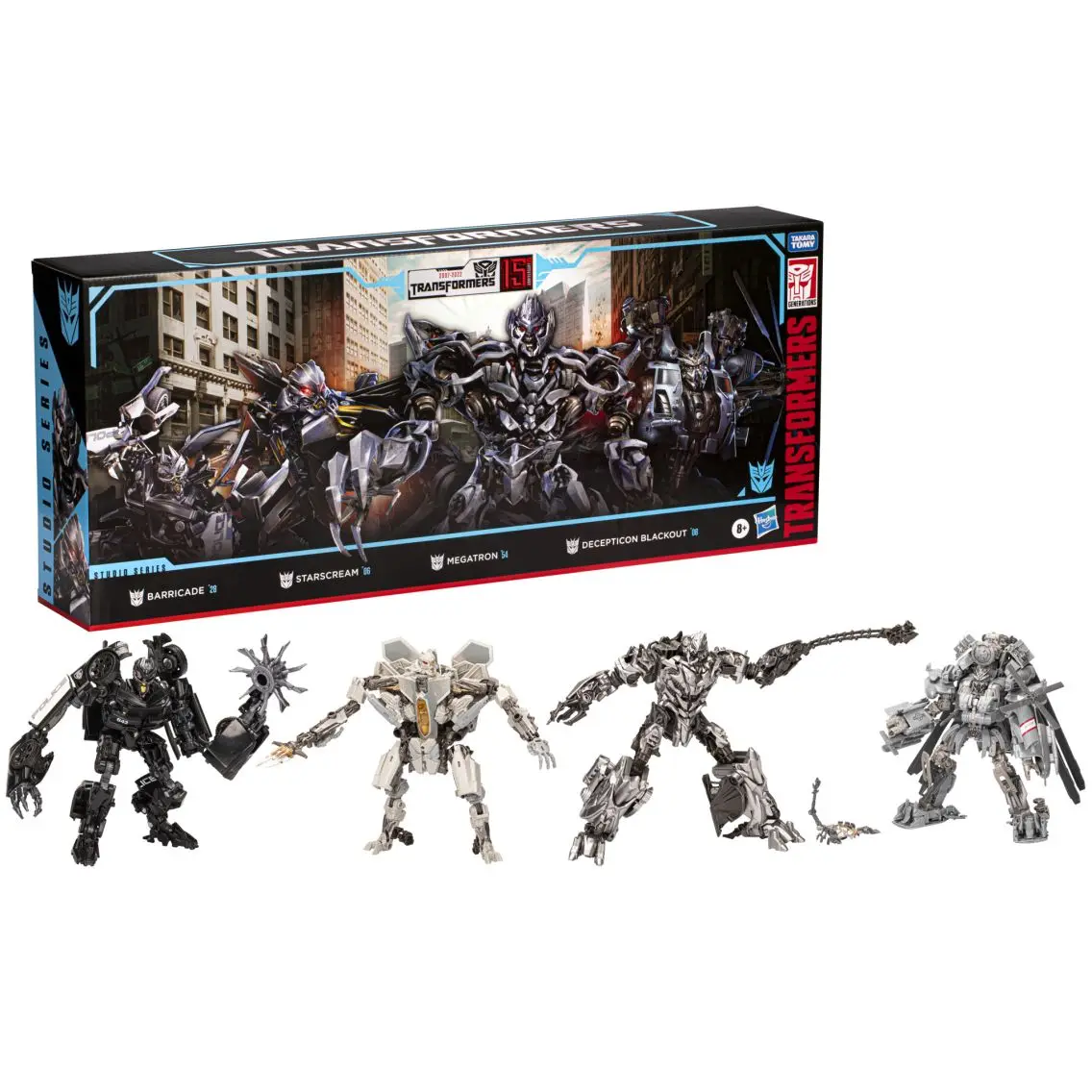 [in-stock] Hasbro Transformers Studio Series: Transformers Movie 1, 15th Anniversary Decepticon Multipack Action Figures Anime