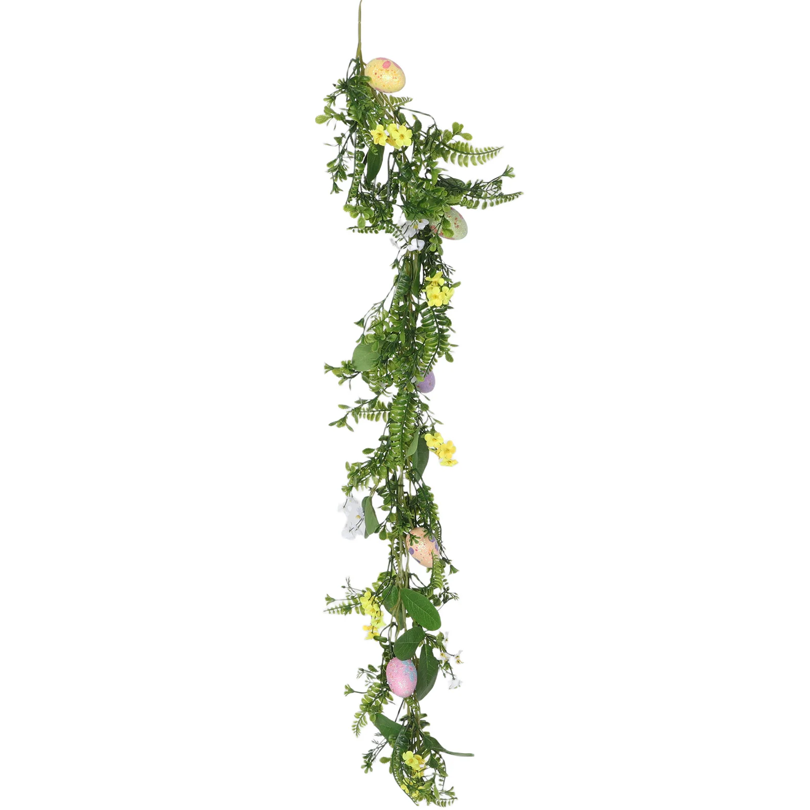 

Easter Egg Artificial Garland Faux Greenery Realistic Indoor Wall Hanging Decorative Vine Home Decoration Simulation Flower Vine