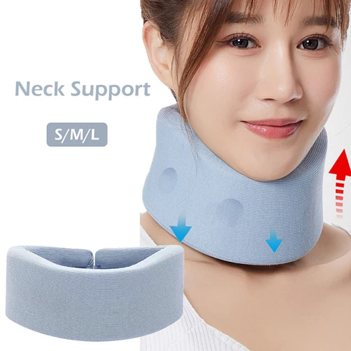Breathable Sponge Neck Support Air Conditioning Room Thermal Protection Cervical Spine Protection Office Home Neck Protection  Best5