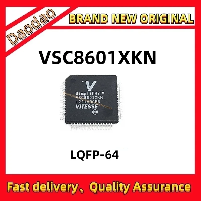 

VSC8601XKN LQFP-64 network card chip, transceiver, integrated circuit IC Chip