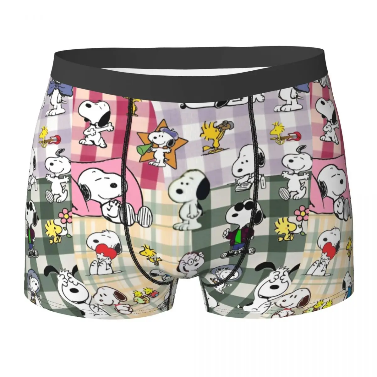 

Snoppy Cute Cartoon Shorts Briefs Underwear Trenky Men Soft Trend Boxershorts Design Plus Size Underpants