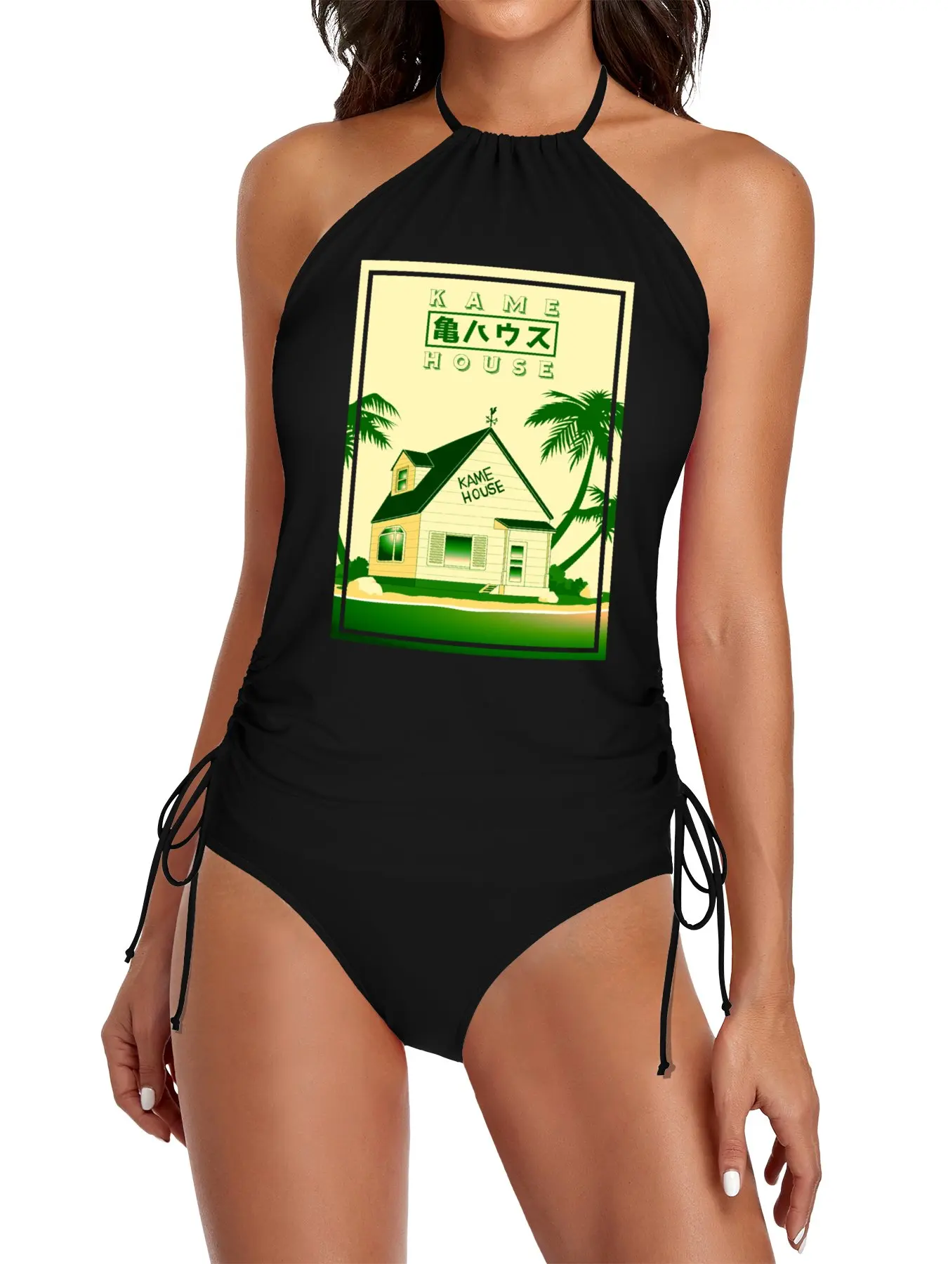 

Kame House Split Swimsuit Set swimwear women 2025 beach wear for woman beach dresses 2025