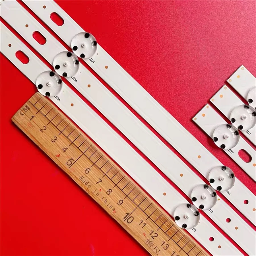 10kits=60pcs 7LED 830mm led strip backlight for 43LJ5500 43UJ6300 LC43490062A LC43490063A LC43490064A LC43490060A