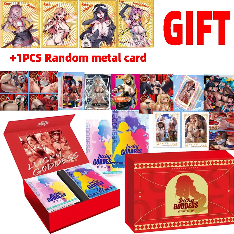 2023 Newest Goddess Story Lucky Goddess Card  Games Girl Party Swimsuit Bikini Feast Booster Box Doujin Toys And Hobbies Gift