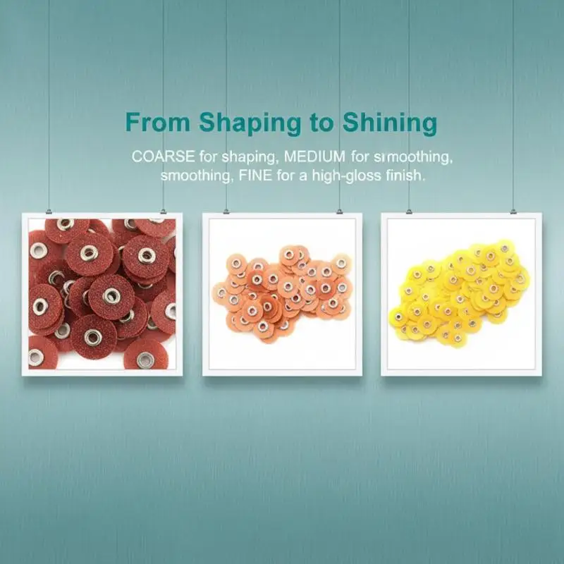 

Dentist Dental Polishing Discs 50pcs Finishing Composite Metal Autoclavable Sterilizable for Clinic