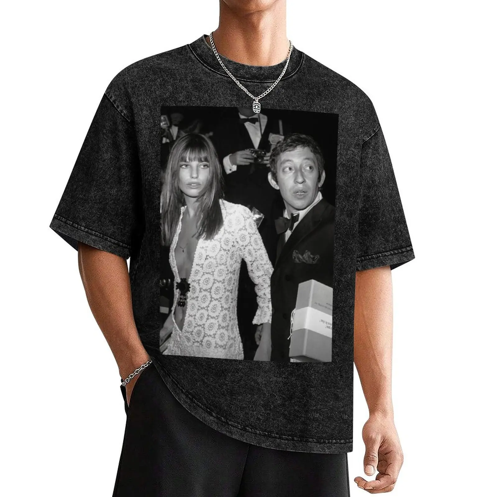 Jane Birkin and Serge Gainsbourg T-Shirt graphic t shirts cotton graphic tees mens clothes