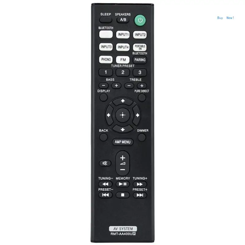 Updated RMT-AA400U Replaced Remote Control for STR-DH190 STR-DH590 AV Controller Update Chip No Program Needed Remote