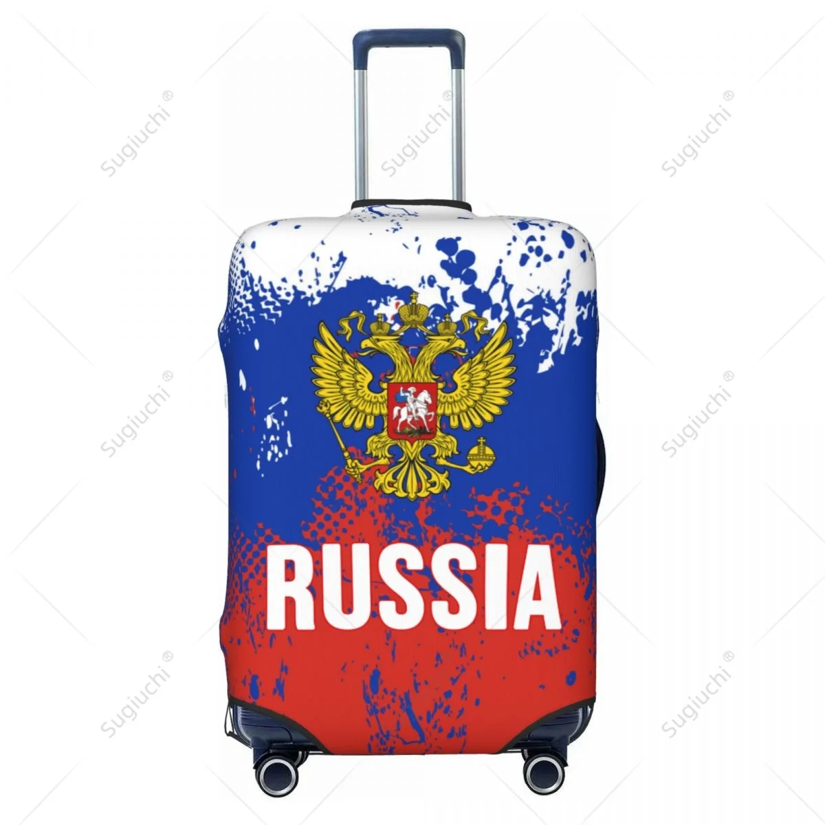 Russia Flag Luggage Cover Suitcase Elastic Dust Case Travel Accessories Printed Baggage Case Protective