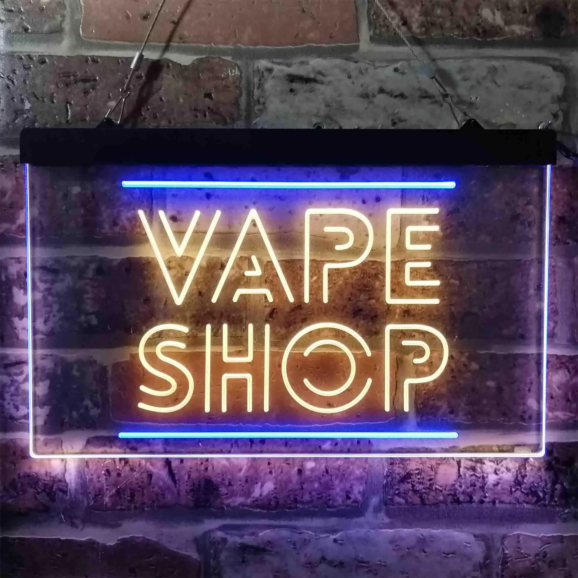 VAPE SHOP Dual Color Led Neon Sign st6-i3882 view 5