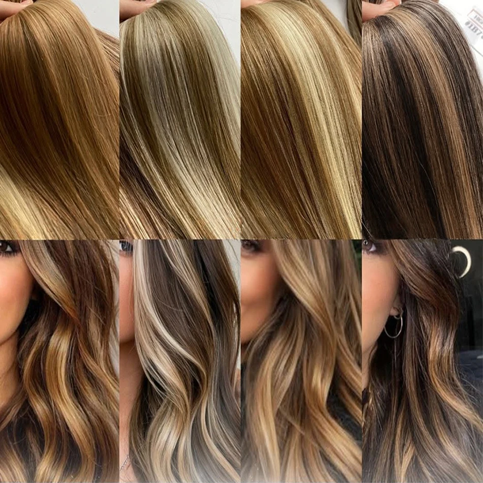 Brian KerU-Extensions de cheveux à pointe en U pré-collées, pointes d\'ongles, cheveux humains, BAISI, cheveux raides en U, Pro, 18 en 30 pouces