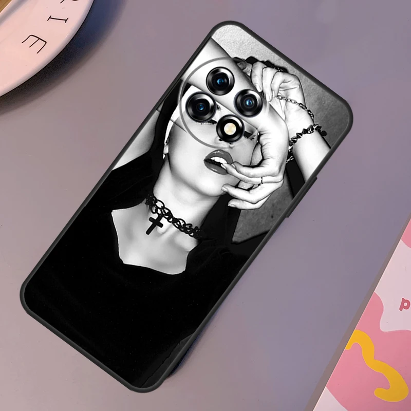 Sister Style Nun Sexy Girl Case For OnePlus 12 11 9 10 Pro 9RT 10T 10R 12R OnePlus Nord CE 2 3 Lite 2T N10 N20 Cover