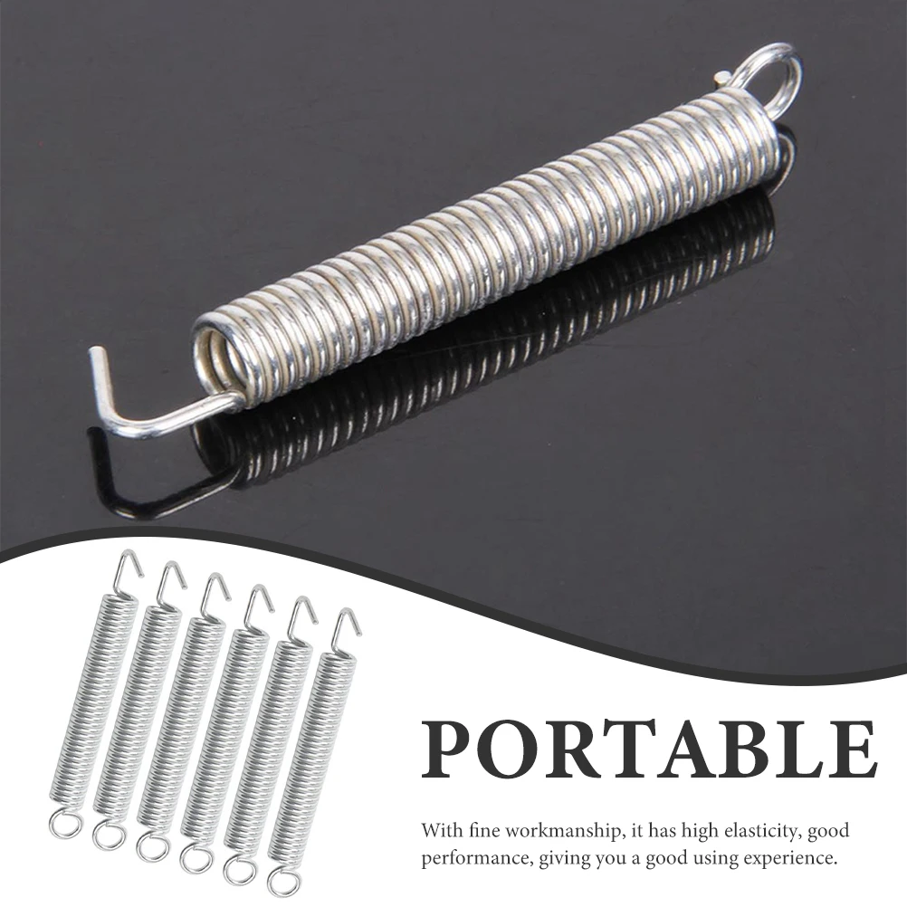 

6 Pcs Guitar Tremolo Springs Lightweight Guitar Accessory Durable Replacement Parts Vintage Bridge Accessories
