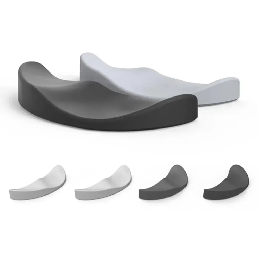 Ergonomic Mouse Wrist Rest Left Right Hand Silicon Gel Streamline Non‑slip Support Mat Relieve Hand Fatigue For Office Gaming PC