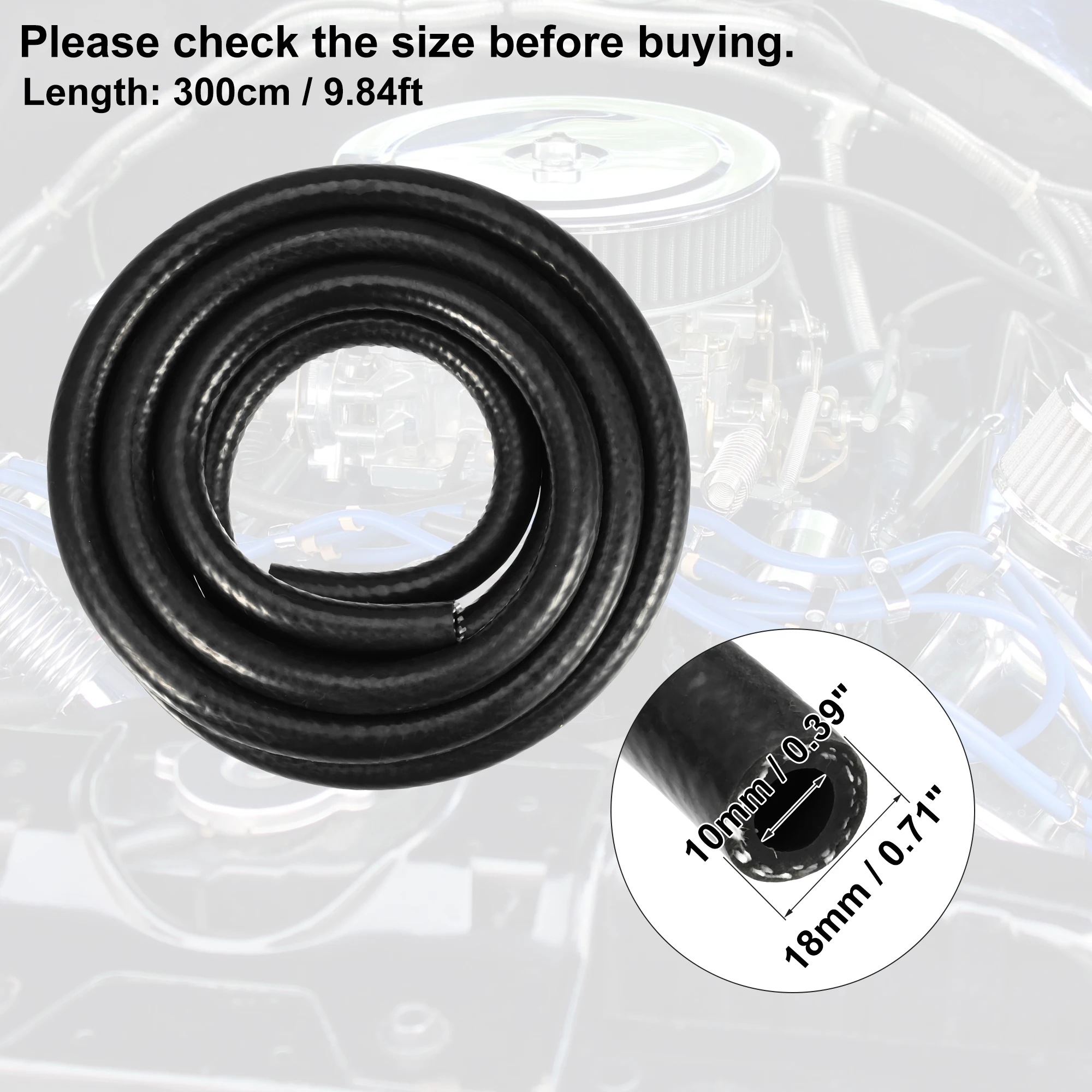 Produktbild von 1 M Silikon-Vakuumschlauch 14 Mm ID – Hochtemperaturfest Bis 220°C, 130 PSI, Blau – Ideal Für Auto, Turbo & Luftanwendungen