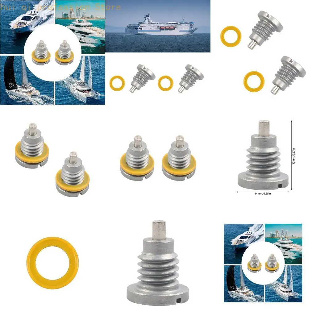Gearcase Drain Screw with Sealing Washers for Service H8WE