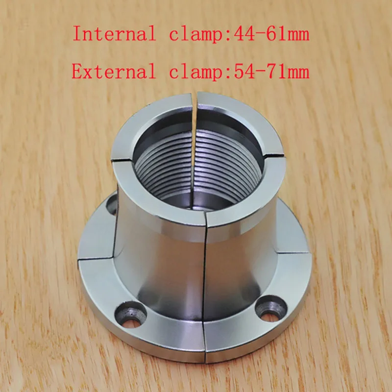 Imagem -02 - Polegada Torno Chuck 100 mm Madeira Girando Chuck Mini Torno Carpintaria Mandris Mandíbula Separada Alta Qualidade