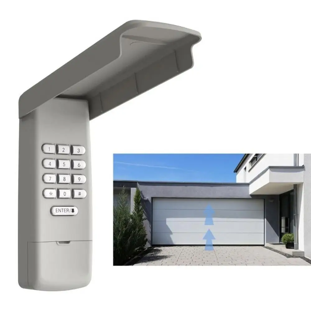 

Universal Garage Door Opener Keypad Remote Control Wireless Gate Door Remote Opene for 5 Learn Button for LiftMaster 877MAX