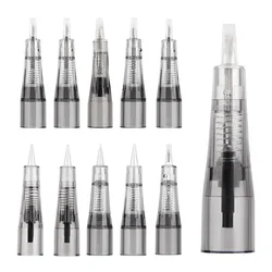20PC Tattoo Needles Microblading Cartridge  Disposable Safety Sterilized For Micropigmentation Eyebrow Tattoo Accessori