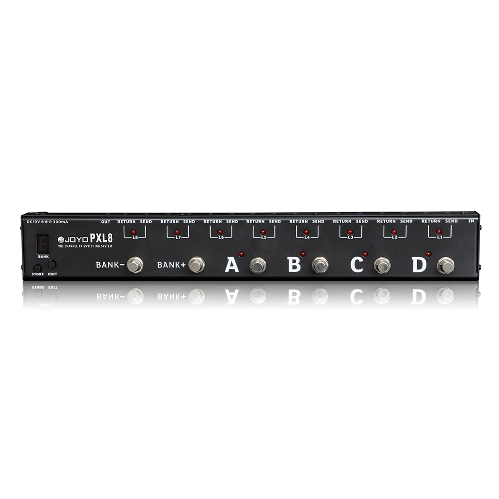 JOYO PXL8 JOYOエフェクター Amazon.com: JOYO PXL8 Foot Pedal Controller 8 FX Loop Programmable