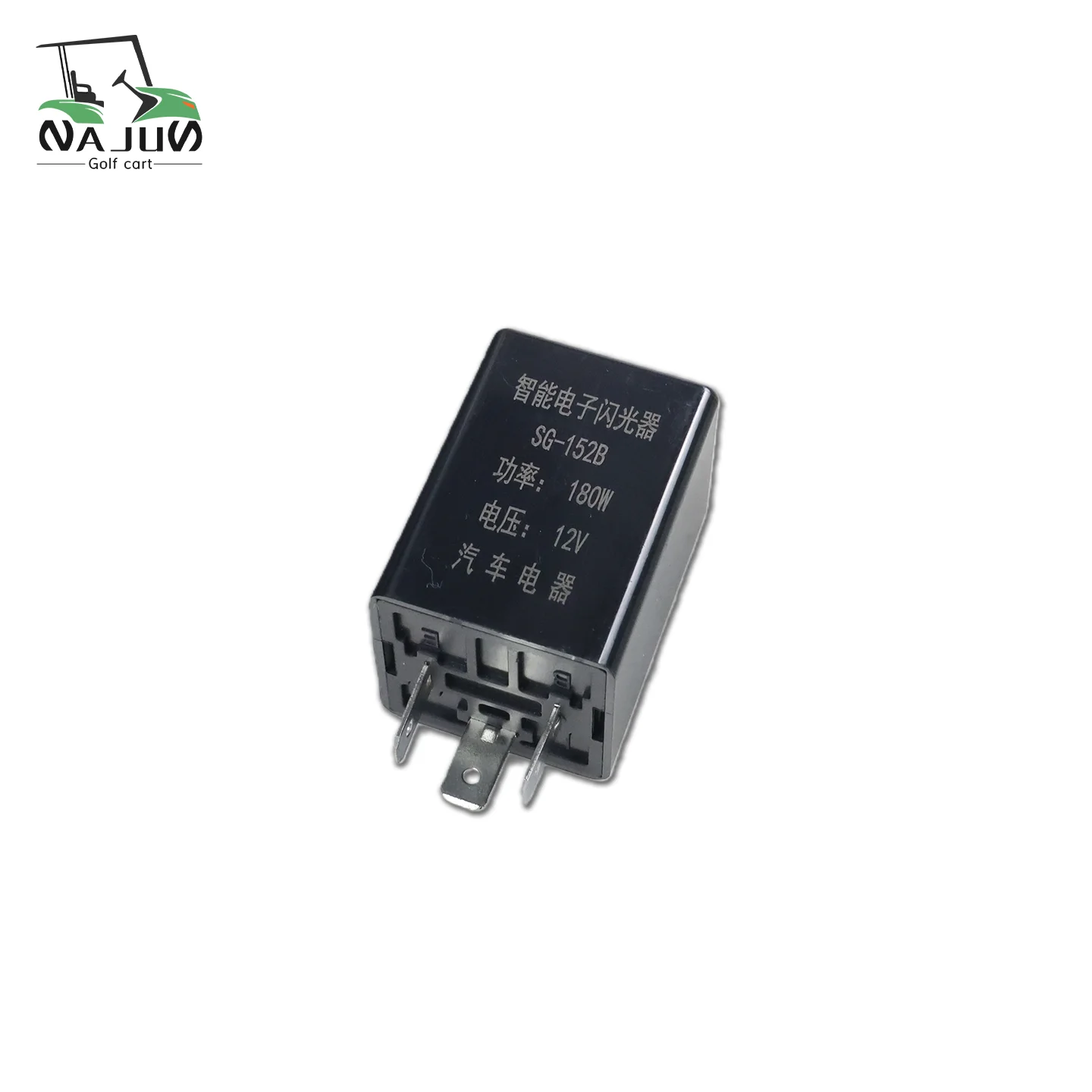 Golf Cart Parts 12V 180W Flasher Relay for Golf Cart Club Car E-Z-GO Yamaha Marshell Eagle