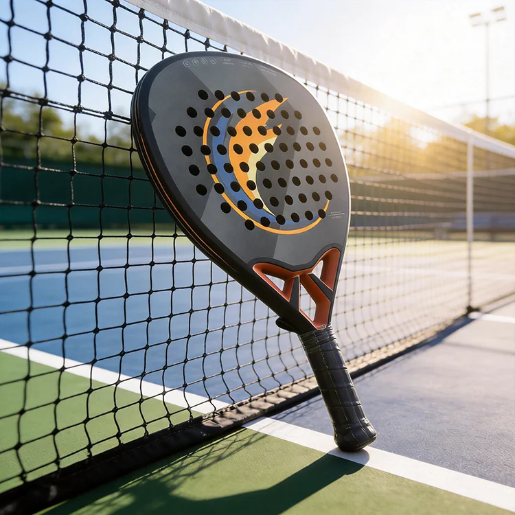Full Carbon fiber material OEM padel racket, independent custom design service for brand owners, durable structure for youth and