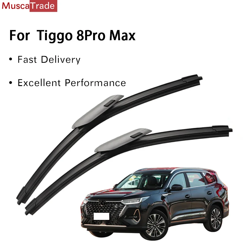 

Front Rear Window Wiper Blades For Chery Tiggo 8 Plus Pro Max 2020 2021 2022 2023 Chirey Skytour Fownix Car Accessories Silicone