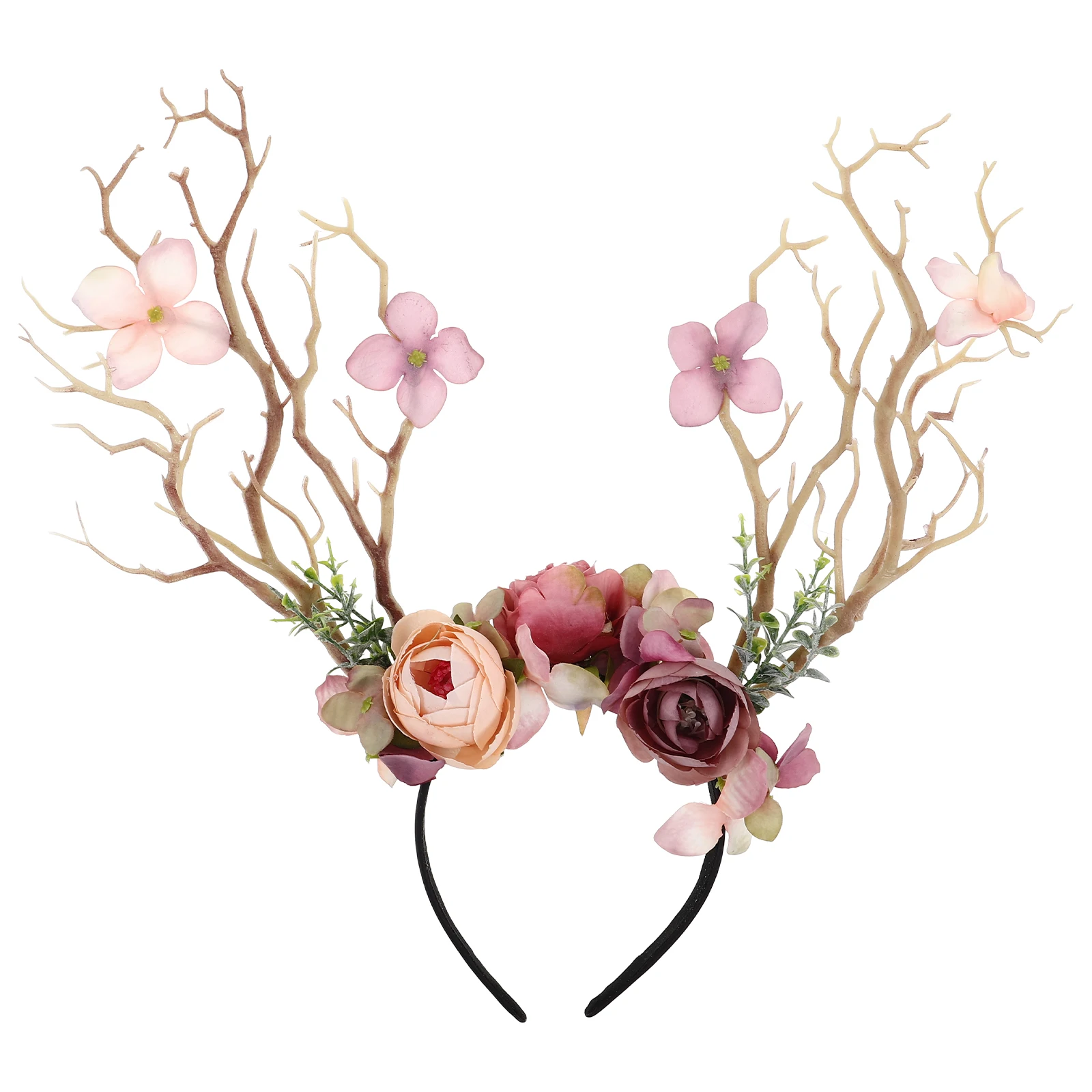 

Creative Elk Headwear Festive Xmas Hair Hoop Christmas Headband Winter Holiday Christmas Headwear Decor Lovely Gifts