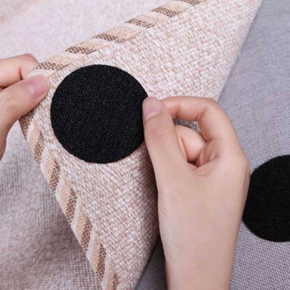 Fixador Adesivo Universal para Lençol, Colchão, Almofada de Sofá e Cobertor - Fita de Nylon Antiderrapante com Gancho e Laço