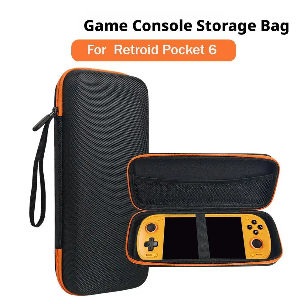 

Тонкая сумка для переноски Retroid Pocket 6, портативный чехол для хранения из EVA-материала для консоли RP6, водонепроницаемые защитные аксессуары для путешествий