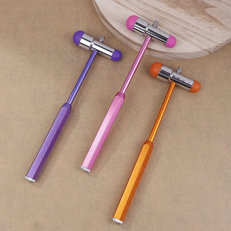 1 قطعة تدليك العصبي الركبة رعشة قرع منعكس التشخيص قرع أداة باك فحص العصب منعكس المطرقة الطبية #4