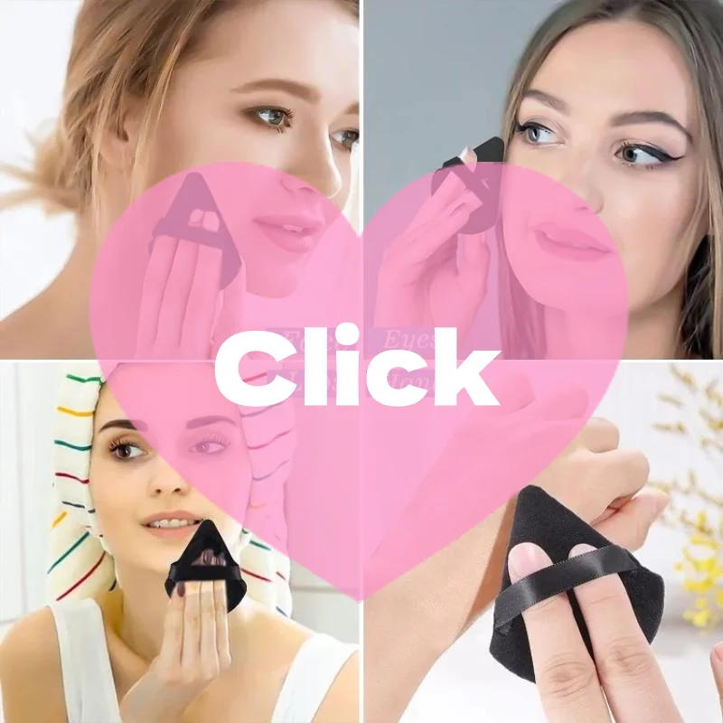 12 pezzi triangolo soffio trucco bellezza spugna soffio triangolo per trucco in polvere frullatore soffio per dita trucco accessori cosmetici