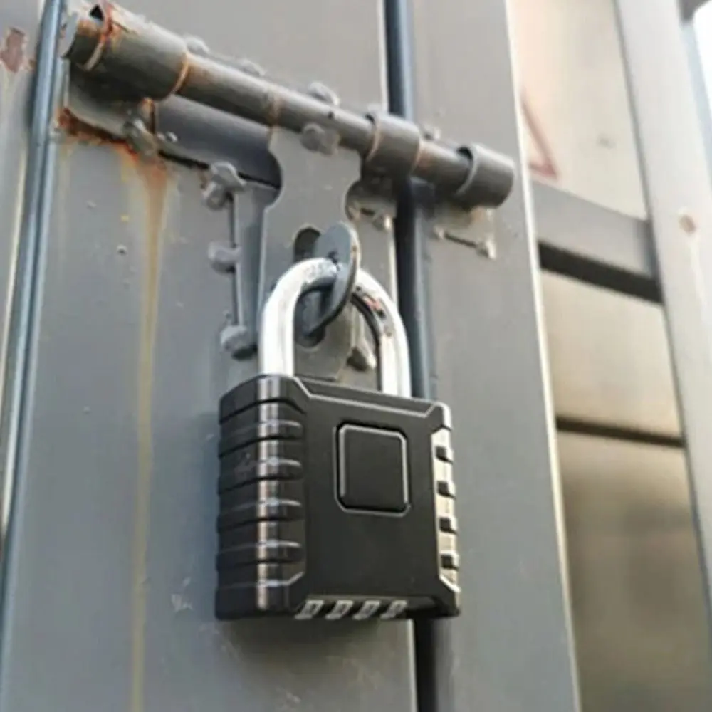Alloy Combination Padlock Waterproof 4-Digit Number Password Code Locks Anti Theft Heavy Duty Drawer Cabinet Lock