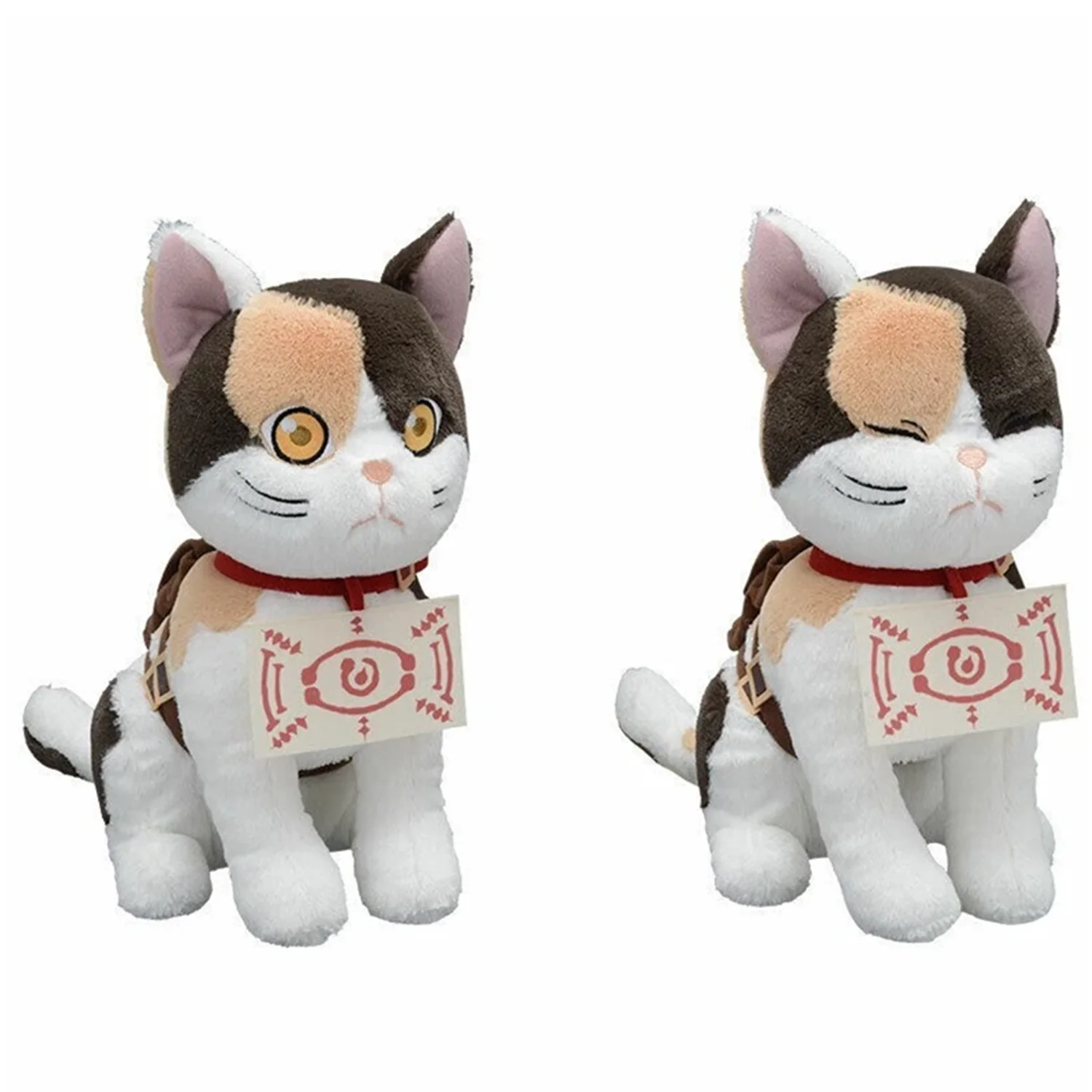 Cute Anime Demon Chachamaru the Cat Plush Kids Stuffed Animals Toys For Children 33CM