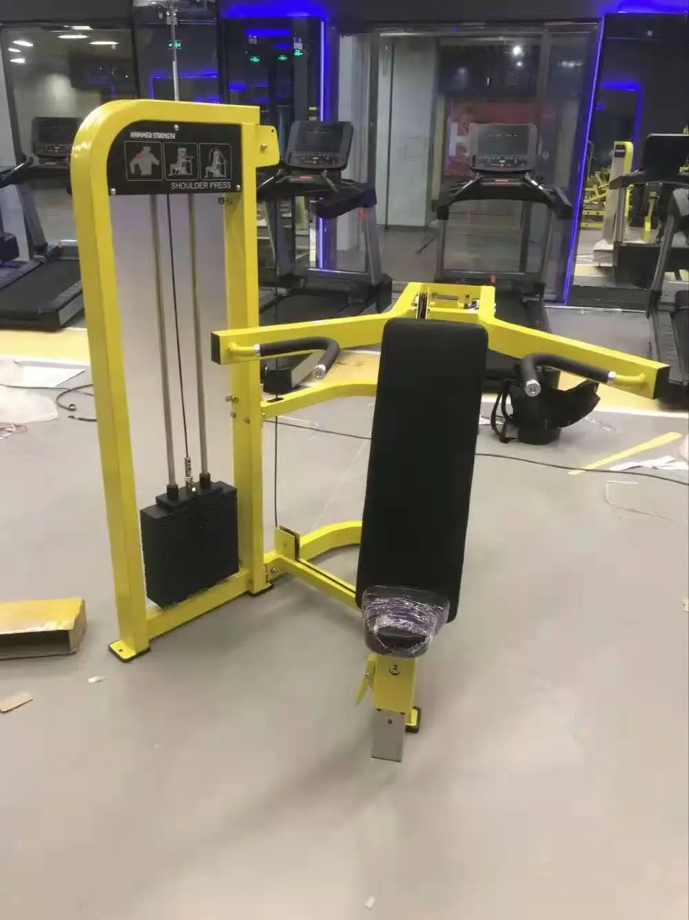 Shoulder Press Seated Chest Press YG Fitness YG-8002 commercial gym equipment pin loaded Dual functional