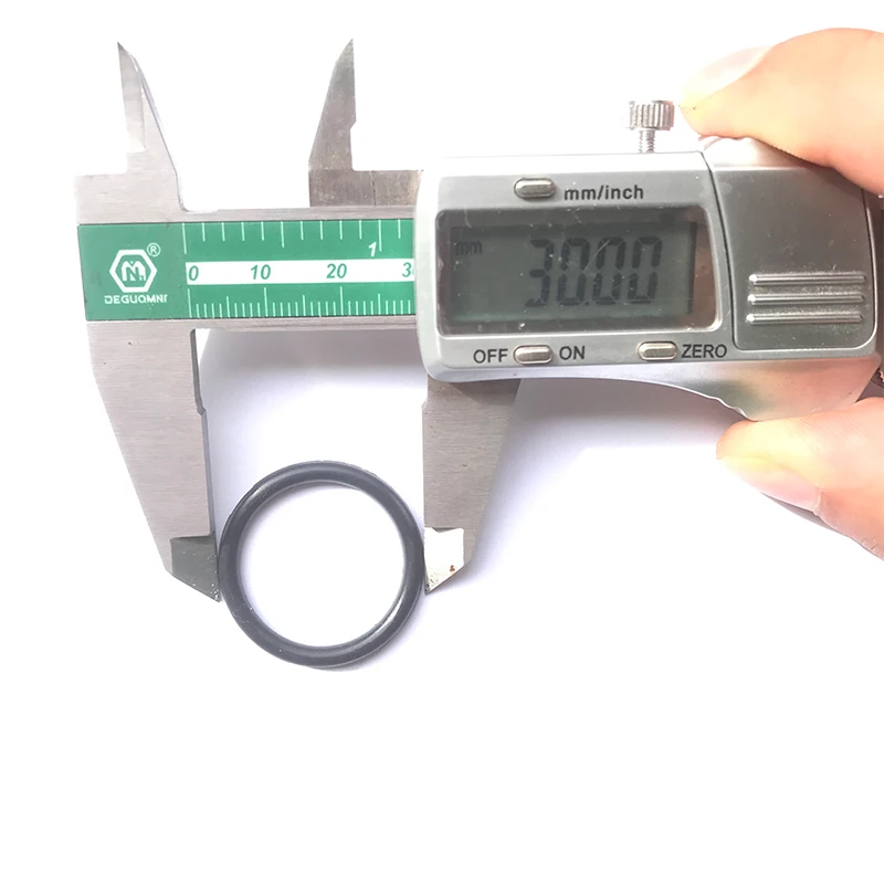 100/50 Stück Gummi-O-Ring CS:1 1,5 2 2,4 3 mm Schwarz NBR O-Ring Öldichtung Hochdruck-O-Ringe NBR Wasserhahn Dichtungsventil Gummi O-Ring – Detail 2