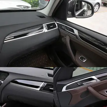 適用於BMWX3 X4 F25 F26 2011-2017的汽車內裝換檔桿CD面板框裝飾貼紙 10 最佳銷售 BMWX3配件 - №7