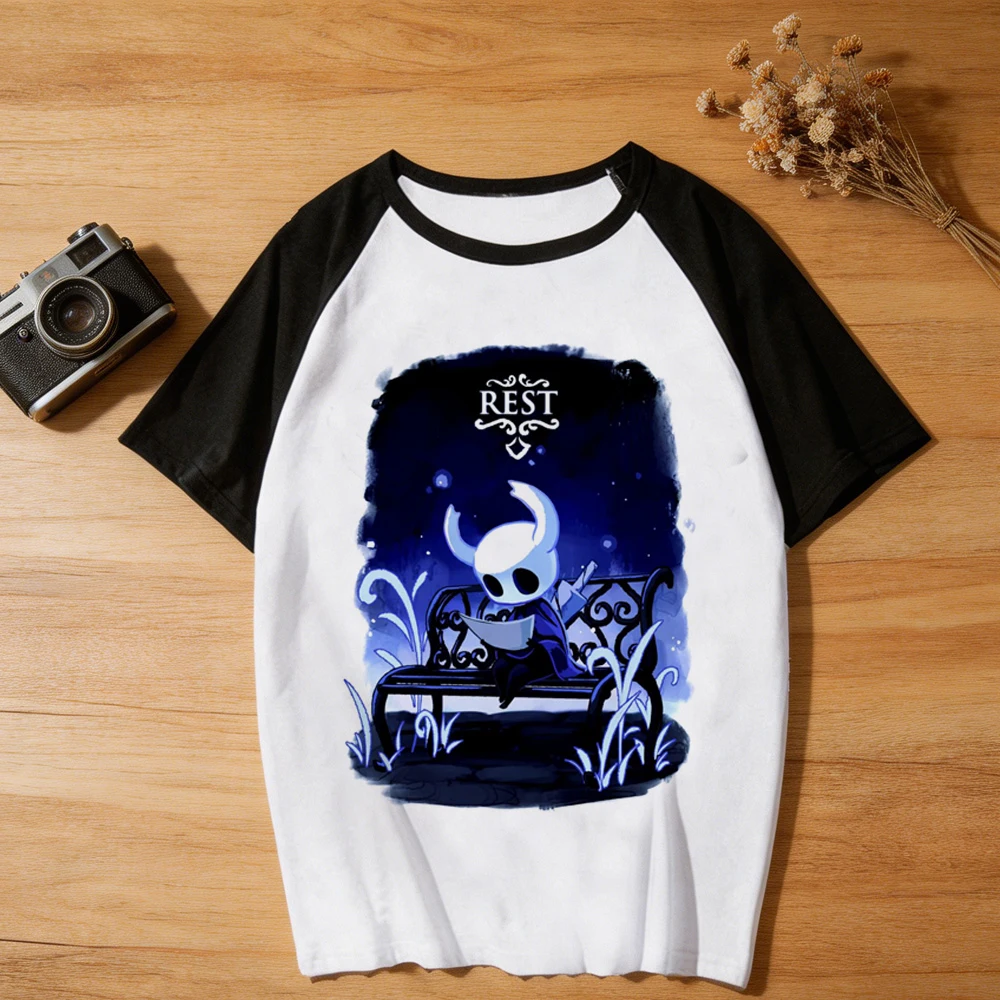 Hollow Knight t shirt female streetwear korean fashion harajuku tshirt jojifuku funny 80s cutecore