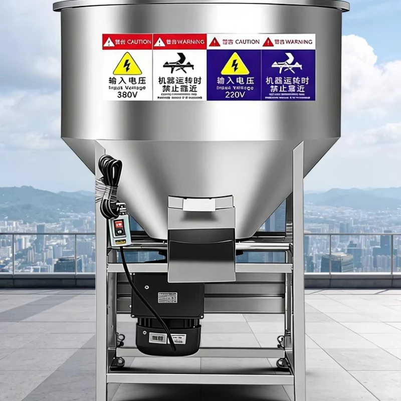 Stainless Steel Feed Mixer: Farming Equipment for Powder Mixing, Seed Coating, Fertilizer Blending Feed Medication Mixing JT40