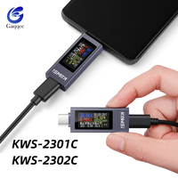 KWS-2301C Type-C Mini Power Voltage Tester Voltmeter HD Led Digital Display Tester Volt Current Meter DC -30V 0-12A KWS-2302C