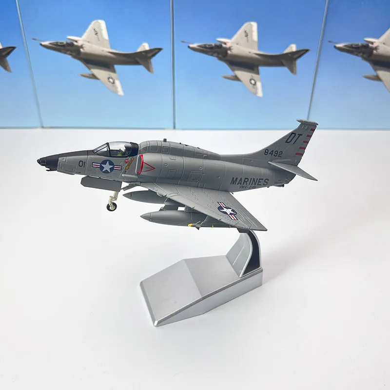 

1/72 Scale Alloy A4 Skyhawk Fighter Jet Model | US Marine Corps Collectible