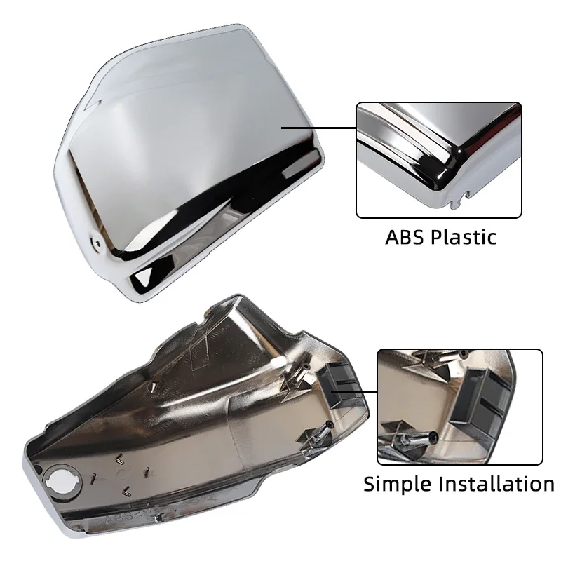 Yamaha Dragstar V-Star XVS1100 Classic bt99-11 Moto Chrome Battery Sdie Covers Stores Right Fairing Guard Protector